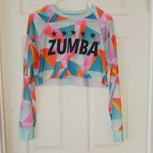 Colorful Zumba Crop Top